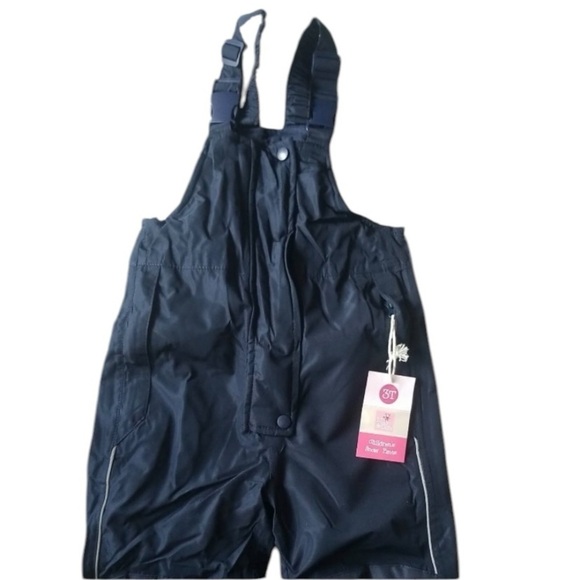 Lily & Dan Snow Pants Bibs Insulated Snowboard Ski Winter Navy Blue Girls 3T - Picture 5 of 11